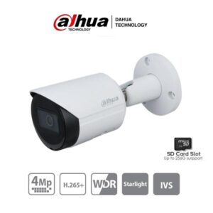 Telecamera Bullet IP 4 Megapixel 3,6mm con Slot per SD Card